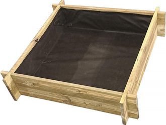 Habitat et Jardin Cuadrado De Huerto eneldo - 80 X 80 X 18 Cm