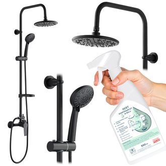 OEM Columna De Ducha Kuchinox Negra Enna Con Vinagre Dom&eacute;stico