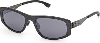 Ic! Berlin IC0217 Priya 05A Mens Sunglasses Black Size 55
