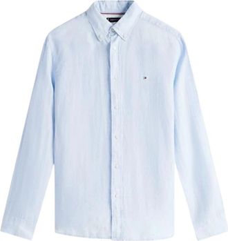 Tommy Hilfiger Casual Overhemden - Heren - Casual Overhemden - Blauw - L - Overhemden