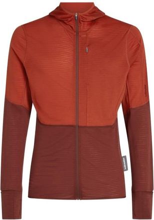 Icebreaker Merino 200 Realfleece Descender L/S Zip Merinojacke f&uuml;r Herren | rot