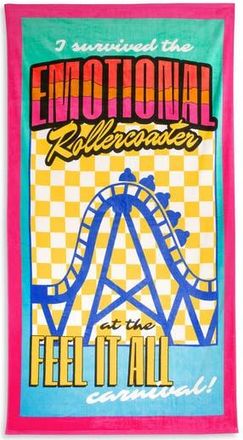 Ban.Do Emotional Rollercoaster Beach Towel in Pink Multi at Nordstrom Rack