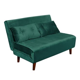 Kosy Koala Double Sofa Bed Sleeper Foldable Portable Pillow Lounge Couch Green Sofa BedLiving Room Furniture
