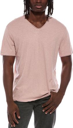 John Varvatos Miles Slub V-Neck Shirt