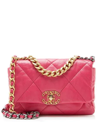 Chanel 19 Medium Flap Shoulder Bag (Authentic Pre-Loved)