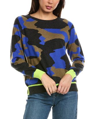 Brodie Cool Camo Cashmere Sweater