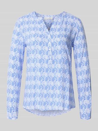 Christian Berg Regular Fit Schlupfbluse aus reiner Viskose in Blau, Gr&ouml;&szlig;e 34