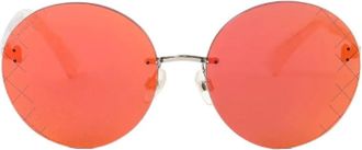 Chanel Pre-owned Ch4216 Mirrored Sunglasses - unisex - Chanel Vintage - Vintage Accessories - Red - ONE SIZE - Pre-owned