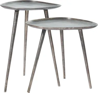 Convenience Concepts Bali Metal Nesting End Tables