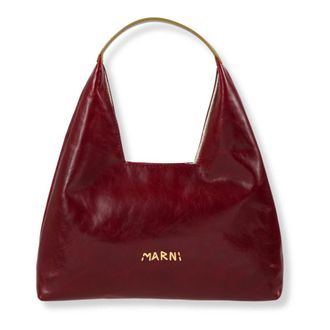 Marni Shoulder Bags, female, Red, Size: ONE SIZE Trapeze Mini Top Handle Bag