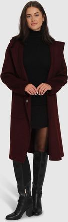 Belle & Bloom Walk This Way Wool Blend Oversized Coat