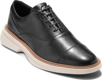 Cole Haan &Oslash;riginalGrand Cityspectre Cap Toe Oxford in Black /Ch Natural /Ivory at Nordstrom, Size 11.5