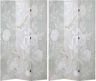 Adda Home Adda Home - Biombo Lienzo Flores 120x3x180 Cm