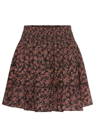 Boss Orange by Hugo Boss Webrock BOSS ORANGE Vantia Premium Damenmode, Damen, Gr. 40, bunt (open miscellaneous 983), Web, Obermaterial: 100% Baumwolle, gemustert, slim fit min