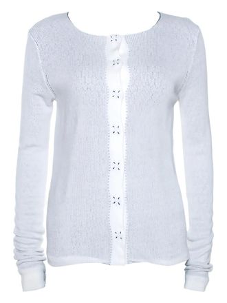 Emporio Armani wool cardigan - women - Wool - S - White