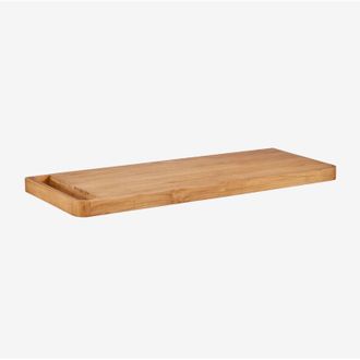 Sklum Set di mobili da bagno sospeso 130x45 cm in legno di teak Neill SKLUM