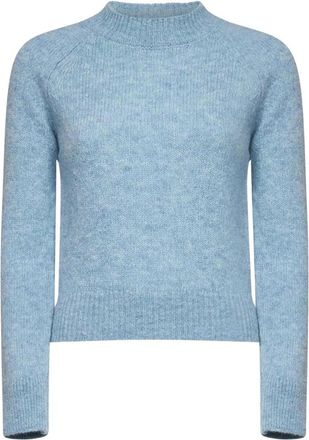 Dries Van Noten Trui met ronde hals - Dames - Ronde hals truien - Blauw - S - Truien & Vesten