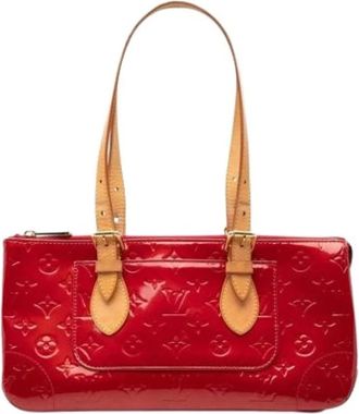 Louis Vuitton Pre-owned Handbags, female, Red, Size: ONE SIZE Pre-owned Monogram Vernis Handbag