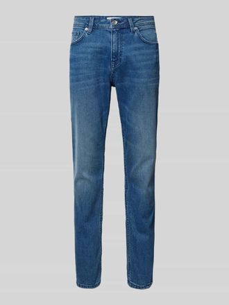 Tom Tailor Slim Fit Jeans in unifarbenem Design Modell Josh in Jeansblau, Gr&ouml;&szlig;e 33/34
