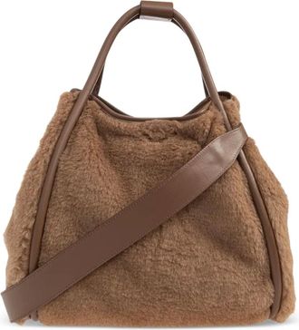 Max Mara The Teddy kleine shopper - Bruin