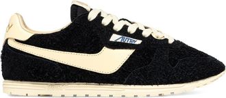 Autry Windspin Low Leather Sneaker in Black Suede at Nordstrom, Size 38