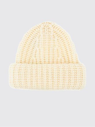 Lisa Yang Ribbed 100% Cashmere Beanie Hat with Turn-up Cuff