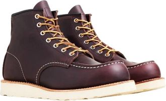 Red Wing Shoes Classic Moc Black Cherry Boots - Heren - Veterlaarzen - Bruin - 41 EU - Leer - Schoenen