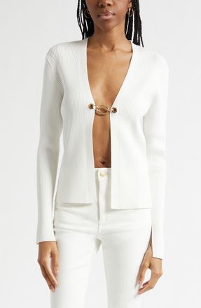 Ramy Brook Chloe Cardigan in Ivory at Nordstrom, Size Xx-Large