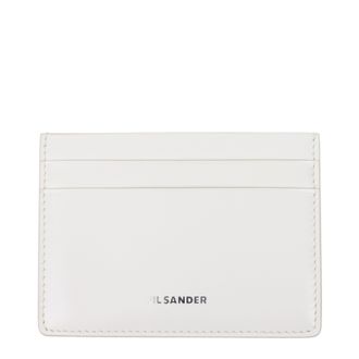 Jil Sander Herrens Dokumentenhalter Leder Wei&szlig;/Dirty White