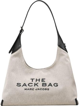 Marc Jacobs Natural/Black Belted Large Sack Bag