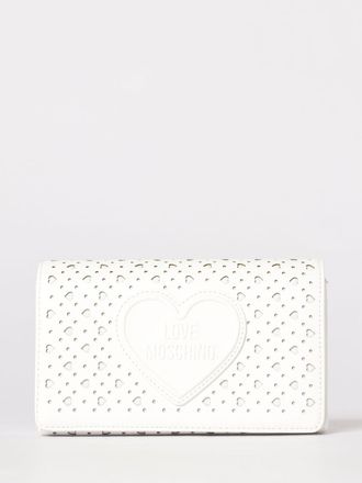 Love Moschino Borsa Love Moschino in pelle sintetica traforata con cuori