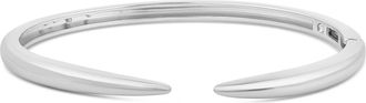 SHYMI Solid Claw Cuff Bangle - 18K Gold-Filled, Rhodium Plated, Cubic Zirconia, Day to Night, Open Bangle