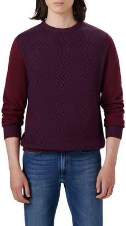 Bugatchi Crewneck Sweater in Cabernet at Nordstrom Rack, Size Xx-Large