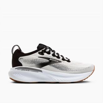 Brooks Mens Adrenaline Gts 25 Running Shoes In White Black White