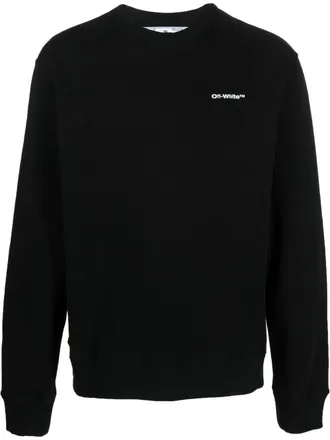 Off-white Felpa con stampa - Nero