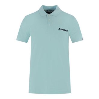 Aquascutum Heren Boxed Logo Polo Shirt (Lichtblauw)