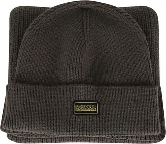 Barbour Seeper Beanie - Heren - Hoeden - Groen - ONE Size - Accessoires