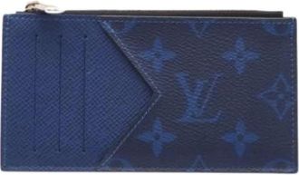 Louis Vuitton Pre-owned Wallets, male, Blue, Size: ONE SIZE Pre-owned Coin Case