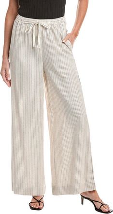 Max Studio Drawstring Linen-Blend Pant