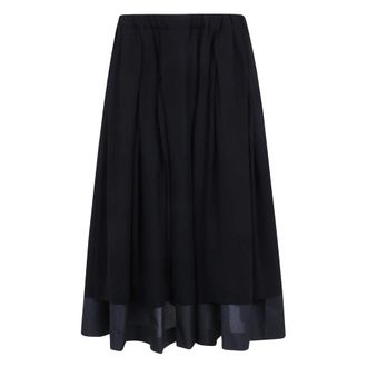 Comme Des Gar&ccedil;ons Rokken, Dames, Zwart, S, Polyester, Gr.s 002 Midi Rok