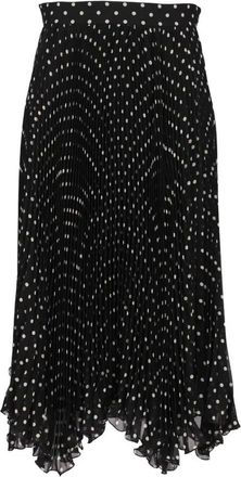 Valentino Garavani Polka Dot Midi Skirt - - Skirts - Donna - Nero - M