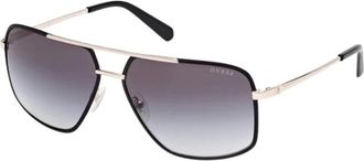 Guess Sunglasses, male, Black, 60 MM, Aviator Sunglasses