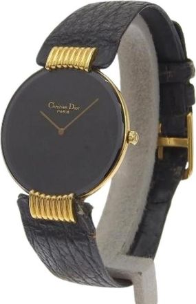 Dior Pre-owned Watches, female, Black, Size: ONE SIZE Pre-owned Bagheera Stainless Steel Watch