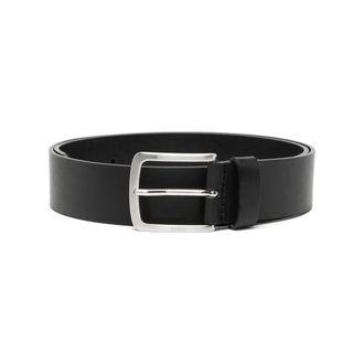 HUGO BOSS Hugo, Belts, male, Black, Size: 105 CM Stylish Leather Belt