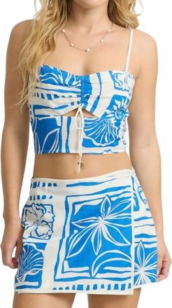 Billabong Elaya Sea Glow Mini Skirt In True Blue