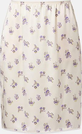 Dorothee Schumacher Gonna midi Shiny Daydream in raso di seta