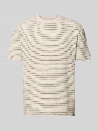 Marc O'Polo Relaxed Fit T-Shirt aus reiner Baumwolle in Beige, Gr&ouml;&szlig;e XXXL