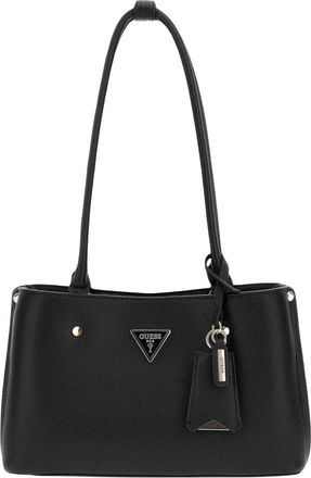 Guess Meridian Shoulder Bag - Dames - Schoudertassen - Zwart - ONE Size - Katoen - Tassen