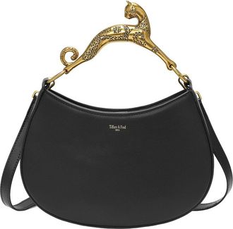 Tiffany & Fred Tiffany And Fred Paris Sculptural Panther Leather Shoulder Bag