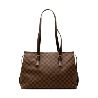 Louis Vuitton Pre-owned Shoulder Bags, female, Brown, Size: ONE SIZE Pre-owned Leather Handbag